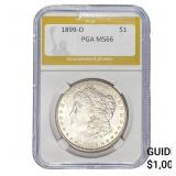 1899-O Morgan Silver Dollar PGA MS66