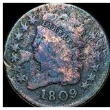 1809 Classic Head Half Cent NICELY CIRCULATED