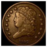 1832 Classic Head Half Cent LIGHTLY  CIRCULATED