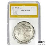 1903-O Morgan Silver Dollar PGA MS64