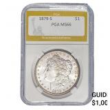 1879-S Morgan Silver Dollar PGA MS66