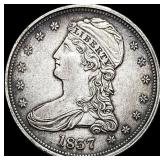1837 Capped Bust Half Dollar CLOSELY  UNCIRCULATE