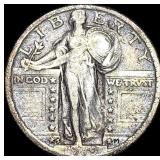1929-S Silver Standing Liberty Quarter LIGHTLY CIR