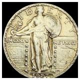 1927-S FH Silver Standing Liberty Quarter CLOSELY