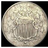 1866 Shield Nickel CLOSELY UNCIRCULATED