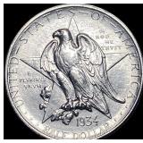1934 Silver Half Dollar Texas Centennial CHOICE BU