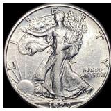 1929 Silver Walking Liberty Half Dollar CLOSELY UN