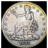 1877-S Silver Trade Dollar LIGHTLY CIRCULATED