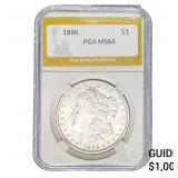 1896 Morgan Silver Dollar PGA MS66