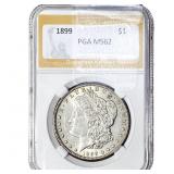 1899 Morgan Silver Dollar PGA MS62