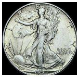 1941-S Walking Liberty Half Dollar CHOICE AU