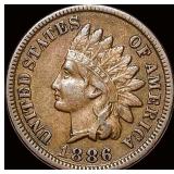 1886 Indian Head Cent NEARLY UNCIRCULATED