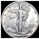 1943-D Silver Walking Liberty Half Dollar UNCIRCUL