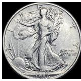 1936 Silver Half Dollar Walking Liberty NEARLY UNC