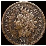 1869 Indian Head Cent NICELY CIRCULATED