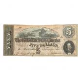 1864 $5 Richmond CSA Large Note