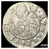 1300-1450 Salzburg Silver Groshen CLOSELY UNCIRCUL