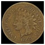 1868 Indian Head Cent LIGHTLY CIRCULATED
