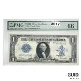 1923 $1 Silver Certificate Large Note PMG UNC 66