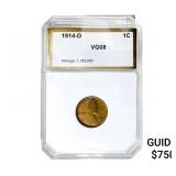 1914 Wheat Cent PCI VG8