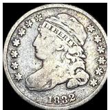 1832 Capped Bust Dime LIGHTLY CIRCULATED