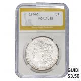 1884-S Morgan Silver Dollar PGA AU58