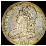 1833 Capped Bust Half Dollar NEARLY UNCIRCULATED