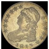 1813 Capped Bust Half Dollar NICELY CIRCULATED