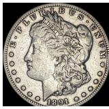 1891-CC Silver Morgan Dollar NEARLY UNCIRCULATED