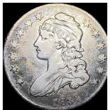1834 Capped Bust Half Dollar LIGHTLY CIRCULATED