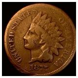 1877 Indian Head Cent NICELY CIRCULATED