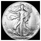 1936-D Silver Half Dollar NEARLY UNCIRCULATED