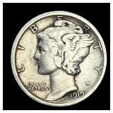 1919-S Mercury Dime LIGHTLY CIRCULATED