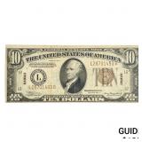 1934A $10 Hawaii Brown Seal Banknote