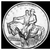 1925 Silver Half Dollar Stone Mountain CLOSELY UNC