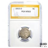 1915-D Buffalo Nickel PGA MS63