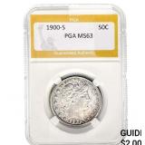 1900-S Barber Half Dollar PGA MS63