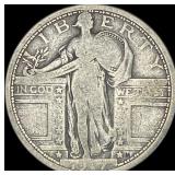 1917 Type 1 Standing Liberty Quarter LIGHTLY CIRCU