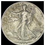 1929-D Silver Walking Liberty Half Dollar NEARLY U