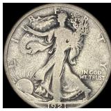 1921 Silver Walking Liberty Half Dollar NICELY CIR