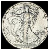 1916-D Silver Walking Liberty Half Dollar UNCIRCUL