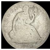 1860-O Silver Half Dollar NICELY CIRCULATED