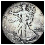 1918 Walking Liberty Half Dollar LIGHTLY CIRCULATE