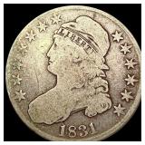 1831 Capped Bust Half Dollar NICELY CIRCULATED