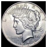 1934 Peace Silver Dollar CHOICE AU