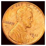 1911-S Lincoln Wheat Cent CLOSELY  UNCIRCULATED