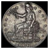 1876-CC Silver Trade Dollar NEARLY  UNCIRCULATED