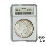 1885-S Morgan Silver Dollar ANACS AU50