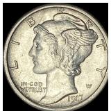 1917-S Silver Mercury Dime UNCIRCULATED