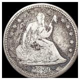1839 Seated Liberty Quarter NICELY CIRCULATED